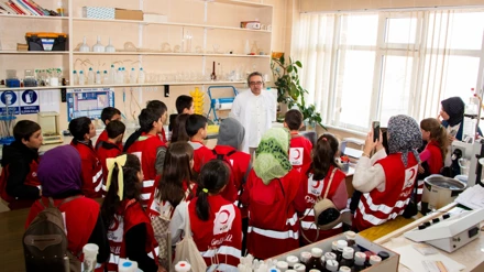 Sızma Alparslan İlkokulu öğrencileri Selçuk Üniversitesini gezdi